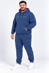 Erkek Kapüşonlu 3 İplik Şardonlu Battal Boy Eşofman Takımı