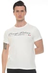 Erkek Lacivert Enough Believe Yazılı T-shirt