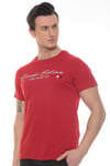 Erkek Lacivert Enough Believe Yazılı T-shirt