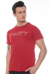 Erkek Lacivert Enough Believe Yazılı T-shirt