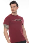 Erkek Lacivert Stay Strong Baskılı  T-shirt