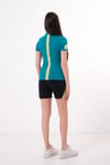 Kadın Polo Yaka T-Shirt Şort Takımı Yazlık Spor Kombin
