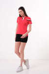 Kadın Polo Yaka T-Shirt Takımı Rahat Kesim Yazlık Günlük Kombin