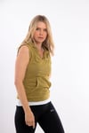 Kadın Turuncu Paça Fermuar Detaylı T-shirt Kapşonlu 3'lü  Takım