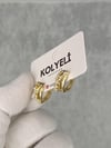 Kolyeli new24 küpe (14 ayar altın rengi)
