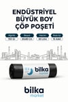 Endüstriyel Büyük Boy Çöp Poşeti 65-80 Cm Siyah