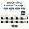 Endüstriyel Jumbo Boy Çöp Poşeti 80x110 Cm 400 Gr Siyah (10'lu)