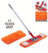 Makarna Mop Seti (Galvanizli Vidalı Metal Sap - 120 Cm Palet Aparat 40 Cm - Makarna Mop 40 Cm +1 Yedek Mop ile)