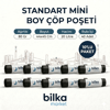 Standart Mini Boy Çöp Poşeti 44-45 Cm Siyah (10'lu)