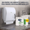 Vialli Manuel Kağıt Havlu Makinesi(Beyz) ve Sea Paper3 Kg Hareketli Havlu 6'lı