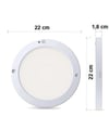 18W LED SENSÖRLÜ TAVAN ARMATÜRÜ BEYAZ