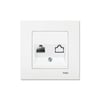 Viko Karre Beyaz Tekli Data Prizi (RJ45 CAT6) Çerçeve Dahil 90967078