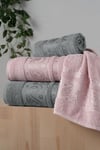 Fiesta Home Asorti Bukle Jakarlı Hamam Takımıhavlu4Fiesta Home