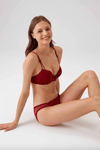 Pierre Cardin Milan Balenli Push Up Dolgulu Dantelli Sütyen ve Külot Takımı4031Pierre Cardin