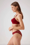 Pierre Cardin Milan Balenli Push Up Dolgulu Dantelli Sütyen ve Külot Takımı4031Pierre Cardin