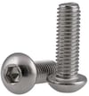 M2x16 ISO 7380-1 A2 İnox Bombe Başlı İmbus Cıvata