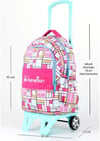 BENETTON OKUL ÇANTASI UNİTED COLORS ÇEKÇEKLİ 76111 ÇİFT BÖLMELİ