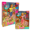PASİFİK BEAUTY FASHİON DOLL 2968-1 BİSİKLETLİ BEBEK 3+