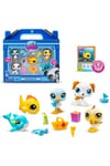 SEÇTİM ALDIM LİTTLEST PET SHOP MİNİŞLER PLAJ TEMALI 5 Lİ MİNİŞ FİGÜR 4+