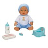 SUNMAN BEBELOU 30141 TOİLET TİME TUVALET ZAMANI AKSESUARLI BEBEK SETİ SESLİ 32 CM 3+