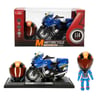 SUNMAN MOTORCYCLE MY66-M1217K MOTOSİKLET BMW KASKLI FİGÜR SESLİ IŞIKLI 1:14 3+