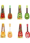 SUNMAN MÜZİK ALETİ ECCHO 819-20 MİNİ GİTAR MEYVE FİGÜRLÜ 35 CM 3+