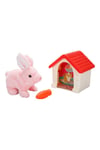 SUNMAN PUFFY FRİENDS MC-1003 SEVİMLİ PELÜŞ TAVŞAN KULUBELİ HAREKETLİ SESLİ 24M+