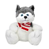 SUNMAN PUFFY FRİENDS YF3684 PELÜŞ KÖPEK OTURAN HUSKY ATKILI 30 CM
