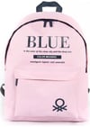UNİTED COLORS OF BENETTON OKUL ÇANTASI 03801 PEMBE ÇİFT BÖLMELİ