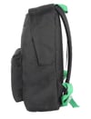 UNİTED COLORS OF BENETTON OKUL ÇANTASI 03805 SİYAH YEŞİL ÇİFT BÖLMELİ
