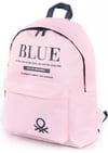 UNİTED COLORS OF BENETTON OKUL ÇANTASI 03801 PEMBE ÇİFT BÖLMELİ