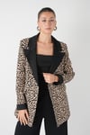 Celeste Leopar Takım Elbise