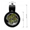 Knmaster Fighter S 30W Çakarlı Motosiklet / Off Road LED Sis Farı