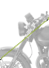 Knmaster Motosiklet Disk Fren Kilidi Için Hatırlatma Kablosu Kırmızı - V-Twin Motosiklet Ekipmanları