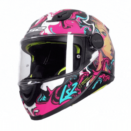 LS2 KID CYBERG MAT MOR ÇOCUK KASK (M)