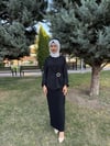 Siyah Pileli Etekli Nihan Marka Takım 