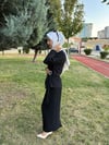 Siyah Pileli Etekli Nihan Marka Takım 