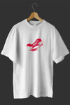 1 Mayıs Emekçiler Günü Baskılı Oversize Bisiklet Yaka T-shirt - Beyaz