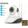 1080P 2MP 360 derece Full HD Kablosuz IP Gece Görüşlü WİFİ Güvenlik Kamerası 32 GB SD Kart Dahil