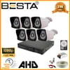 2 MP 1080P 6 Dış Mekan Kameralı AHD Güvenlik Seti