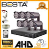 2 MP 1080P 6 Kameralı Harddisk Dahil AHD Güvenlik Seti