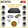 2Mp Ahd 1080P Gece Görüşlü 8 Kameralı Dome Güvenlik Sistemi ( 1TB HDD )