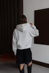 3 İplik Şardonlu Kapşonlu Hoodie Frm Gri P510437