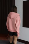 3 İplik Şardonlu Kapşonlu Hoodie Frm Somon P510437
