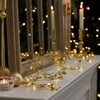 3 Metre Yaldızlı Gold LED Işık – Dekoratif Ortam ve Yılbaşı Aydınlatması