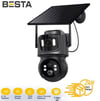 3 MP + 3MP CİFT KAMERALI WİFİ SOLAR KABLOSUZ GÜVENLİK KAMERASI BS-2091