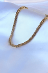 316l Çelik Gold Renk Kral Zincir Model Erkek Kolye
