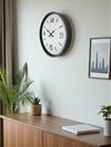36 Cm Gri Standart Dekoratif Duvar Saati