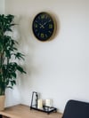 36 Cm Kahverengi Dekoratif Duvar Saati