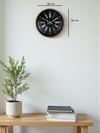 36 Cm Kahverengi Dekoratif Duvar Saati